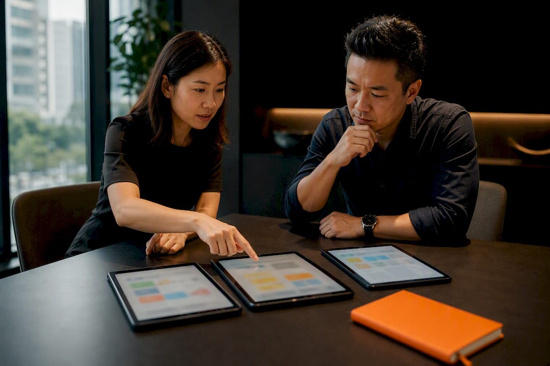 SME owner comparing app solution routes