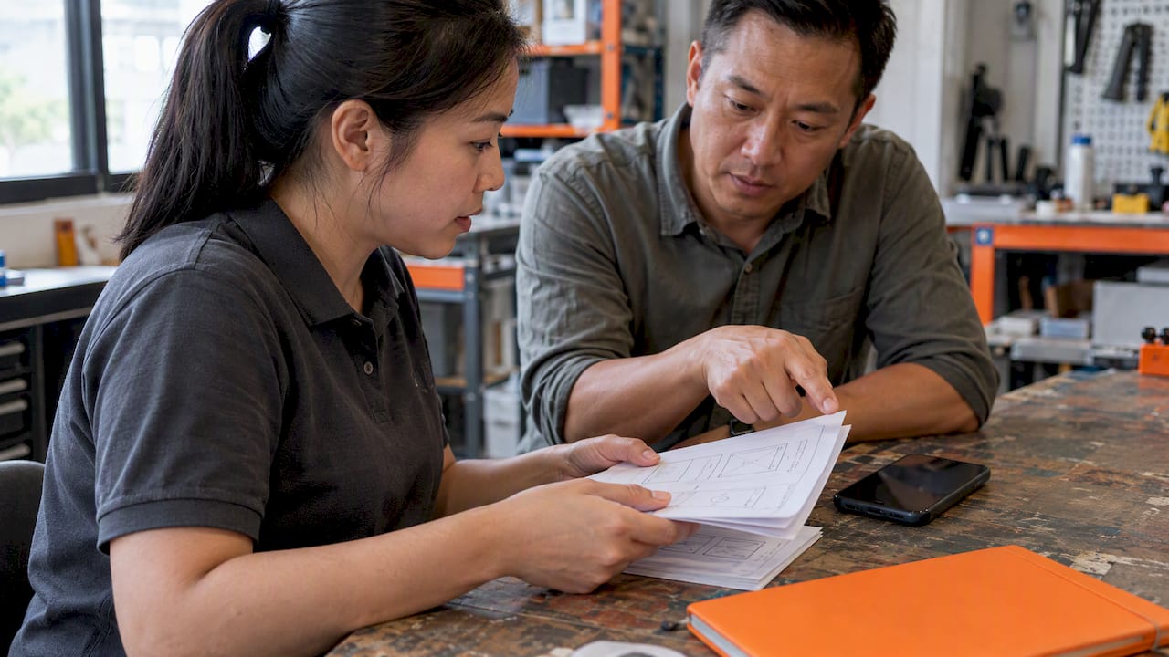 SME owners comparing prototype options